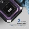 FSA HSA Eligible | 2-in-1 Ultrasonic & U-V Dental Cleaner, 42kHz Deep Cleaning Machine with Digital Timer, 180ml Pod for Retainers, Aligners, Mouth Guards | Viewing Port view 4