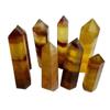 NSIXSURIM 110mm-120mm Yellow Fluorite Tower Wand Crystal Points Stones 1pc Feng Shui Decoration Crystals and Stones view 4