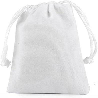 10pcs 7.9*11.8 in Velvet Drawstring Bags Gift Bags White,Jewelry Candy Present Soft Velvet Pouches Party Favors Wrapping Sacks Reusable Storage Bags for Birthday,Wedding,Christmas,DIY Craft