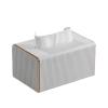 European Style Tissue Box for Home Decor and Hotel, Leather Tissue Holder and Tissue Holder(Light grey-small) view 2