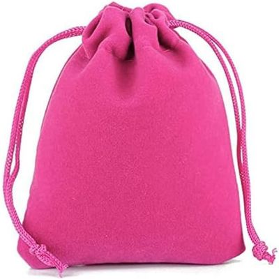 10pcs 3.9*5.9 in Velvet Drawstring Bags Gift Bags Rose Red,Jewelry Candy Present Soft Velvet Pouches Party Favors Wrapping Sacks Reusable Storage Bags for Birthday,Wedding,Christmas,DIY Craft
