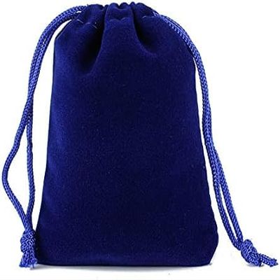 10pcs 3.9*5.9 in Velvet Drawstring Bags Gift Bags Navy Blue,Jewelry Candy Present Soft Velvet Pouches Party Favors Wrapping Sacks Reusable Storage Bags for Birthday,Wedding,Christmas,DIY Craft
