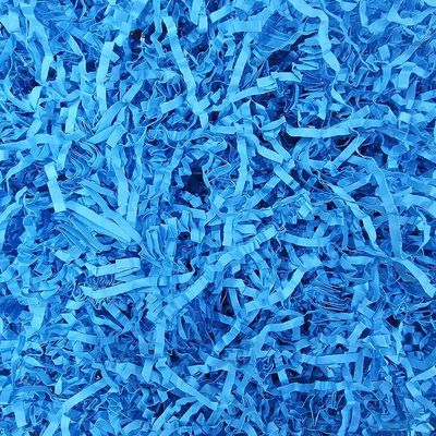 GoooodGift - 3 oz - Sky Blue - Crinkle Cut Paper Shred Filler for Gift Wrapping, Gift Box Stuffing Birthdays, Basket Filling Mother's Day Christmas
