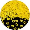 Qsprinkles Quality Sprinkles Angel Heart - Soy Free Nut Free Kosher Confetti Sprinkles Decoration (yellow) view 1