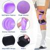 APEXUP Ice Pack for Knee Pain Relief, Large Reusable Wrap After Surgery, Flexible Gel Cold Pack for Injuries, Pain Relief for Back, Shoulder, Elbow, Ankle and Leg (Purple, L 1PK) view 2