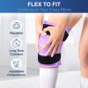 APEXUP Ice Pack for Knee Pain Relief, Large Reusable Wrap After Surgery, Flexible Gel Cold Pack for Injuries, Pain Relief for Back, Shoulder, Elbow, Ankle and Leg (Purple, L 1PK) view 3