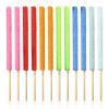 12 Pcs Microfiber Detail Duster Sticks Fan Cleaning Brush Crevice Cleaning Tool AC Vent Cleaner Mini Split Cleaning Kit Fan Blade Cleaner Dusters for Cleaning Home Car Window Blind(Multicolors) view 1
