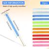 12 Pcs Microfiber Detail Duster Sticks Fan Cleaning Brush Crevice Cleaning Tool AC Vent Cleaner Mini Split Cleaning Kit Fan Blade Cleaner Dusters for Cleaning Home Car Window Blind(Multicolors) view 2