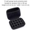 AJFHKJ Insulin Fridge Holder Storage Case Insulin Vial Protector Holder Insulin Cooler Travel Case Organizer Fits Standard 10ml U-100 Vials,15-Slot with 2 ZipperOnly Case, Black view 3