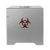1.0 Quart Conseal Sharps Container Tabletop Cover - Powder Coated Steel Grey view 1