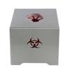 1.0 Quart Conseal Sharps Container Tabletop Cover - Powder Coated Steel Grey view 3