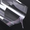 ECYC Ltd 100 Pcs 14 x 19cm Self Sealing Cellophane Bags, Resealable Clear Cookie Bags Plastic Treat Bags Cellophane Packaging Bags for Cookie, Candy, Treats, Party Favors, Jewelry Bags, Bakery view 3