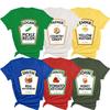 DT POD Ketchup Mustard Mayonnaise Relish Ranch Costume Shirt, Group Condiments Shirts, Halloween 2024 Costume Matching Group T-Shirt (Group Condiments Custom Name), Medium view 1