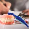 NOLITOY 2pcs Double-Sided Cleaning Brush for and Easy Use Oral Care Tool for Full and Partial Dentures Includes Red Brush view 3