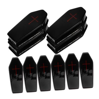 BESPORTBLE 10pcs Halloween Coffin Decor Realistic Party Ornaments for Spooky Decorations for Costume Parties Bars and Gatherings for Creepy Home Decor