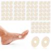 75pcs Corn Cushions, Corn Pads for Toes Latex Sponge Foot Callus Pads Self-Adhesive Foot Care Cushions Protectors for Men Women Feet Toes (Small Oval) view 1