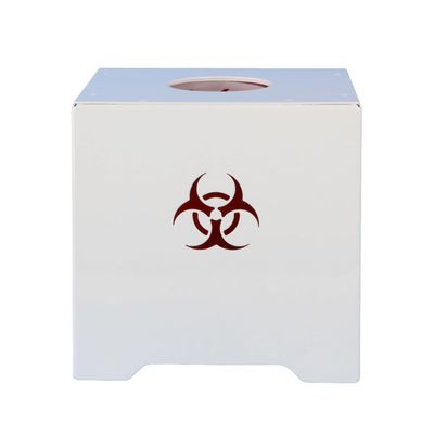 1.0 Quart Conseal Sharps Container Tabletop Cover - Powder Coated White