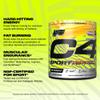 Cellucor C4 Ripped Sport Pre Workout Powder - NSF Certified for Sport - 200mg Caffeine + Cayenne Extract + Carnitine Tartrate + Beta-Alanine - Hawaiian Pineapple, 20 Servings view 2
