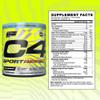 Cellucor C4 Ripped Sport Pre Workout Powder - NSF Certified for Sport - 200mg Caffeine + Cayenne Extract + Carnitine Tartrate + Beta-Alanine - Artic Snow Cone, 20 Servings view 3