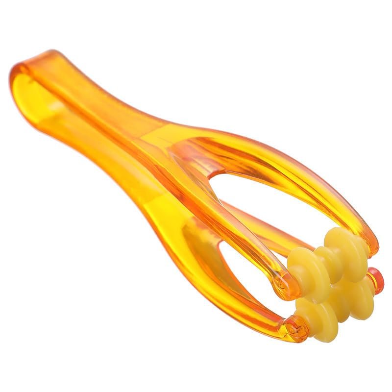 WsjiaboFux Orange Hand Finger Massager Dual-Sided Men Rolling Hand Massager Hand Pain Relief Wrist Health Care Therapy Arthritis Massage ToolMassage ToolsMassage Sticks