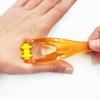 WsjiaboFux Orange Hand Finger Massager Dual-Sided Men Rolling Hand Massager Hand Pain Relief Wrist Health Care Therapy Arthritis Massage ToolMassage ToolsMassage Sticks view 3