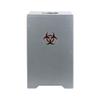 2.0 Quart Conseal Sharps Container Tabletop Cover - Powder Coated Steel Grey view 1