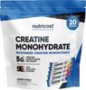 Nutricost Creatine Monohydrate Powder Variety Stickpacks (5 Flavors, 20 Servings) - Micronized, 5 Grams of Creatine Monohydrate Per Pack view 1
