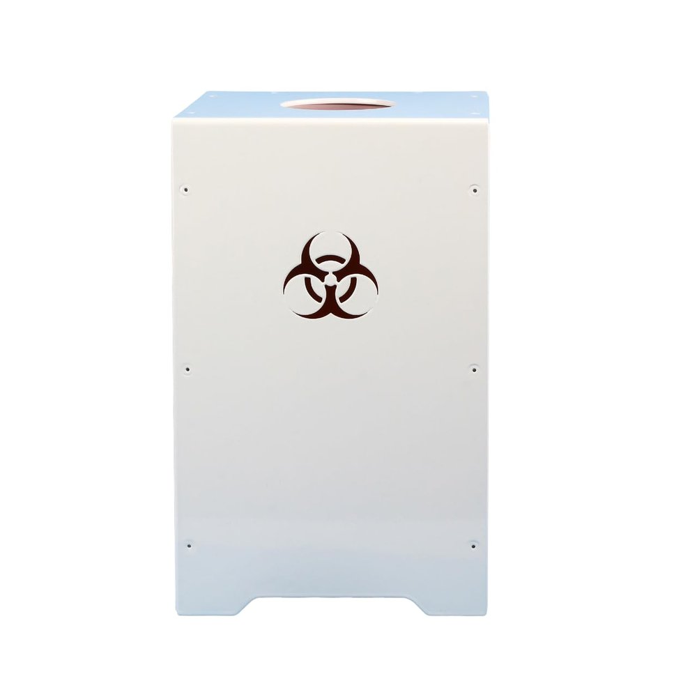 2.0 Quart Conseal Sharps Container Tabletop Cover - Powder Coated White