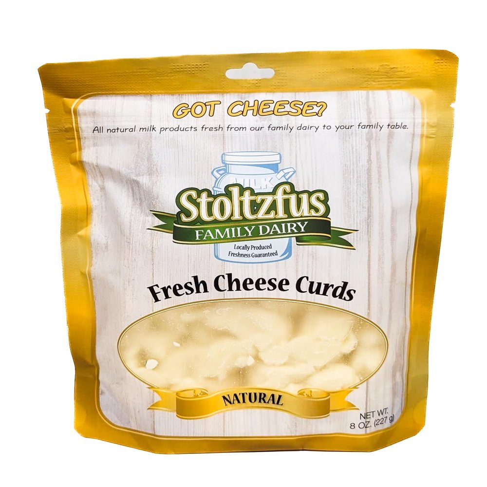 NineLife Basics Stoltzfus Family Dairy Fresh Cheese Curds Natural 8oz (Pack of 3)