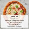 DeLallo Gluten Free Flour Pizza Kit, 17 oz Bag, (4 Pack), All Purpose Pizza Dough Mix for Baking Crust, Bread and Calzones, Vegan, Dairy Free view 4