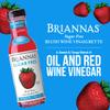 BRIANNAS - Sugar Free Blush Wine Vinaigrette Dressing - Lower Calorie Salad Dressing made with Premium Ingredients - 12 oz. Bottle view 3