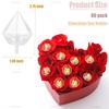 AUEAR, 80 Pack Diamond Flower Bouquet Holder Clear Acrylic Chocolate Box Holders Candy Packaging Balls for Birthday Wedding Party Decor view 2
