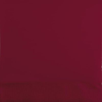 Trendware Burgundy Red Guest Towels, 48 Count
