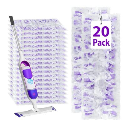 20 Count Disposable Heavy-Duty Power Mop Pads Refills for Swiffer Power Mop ,Replacement Floor Cleaning Refills, Non-Washable & Unscented, Compatible with Swiffer PowerMop (only Pads,no Machine)