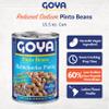 Goya Low Sodium Canned Pinto Beans, Smooth and Creamy Habichuelas Pintas, Pantry Staple, Pack of 2 (15.5 oz Cans) view 3