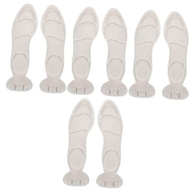 FOMIYES 4pairs Self-Adhesive High Heel Pads Non- Back Heel Cushion Insoles for Blisters Comfortable Sponge Design Fits Flats Pumps and Boots