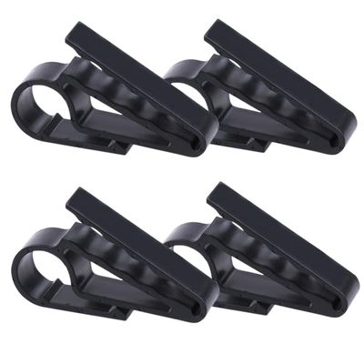 4 Pack Cigar Clip Holder for Golf Boat Grill,Golf Cart Cigar Stand Golf Cigar Holders for Men, Cigar Minder for Golfers,Boat,Motorcycle,BBQ Grill,Cigar Gifts (Black)