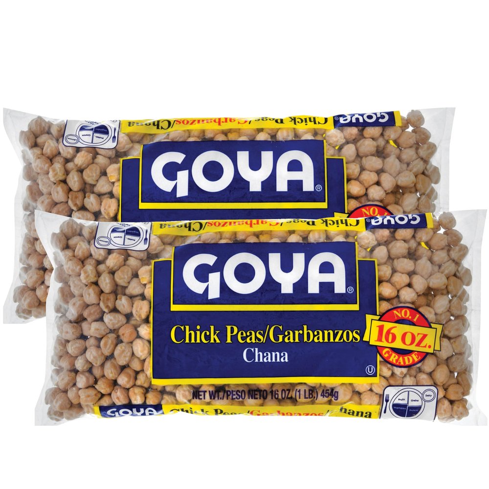 Goya Foods Chick Peas (Garbanzo Beans), Dry, 16 Ounce (Pack of 2)