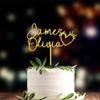 LULLBABYMALL Custom Names Couple Wedding Cake Topper - Couple Wedding Cake Topper, Wedding Cake Toppers Personalized, Cake Toppers with Names, Wedding Cake Toppers, Cake Topper for Wedding view 1