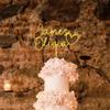 LULLBABYMALL Custom Names Couple Wedding Cake Topper - Couple Wedding Cake Topper, Wedding Cake Toppers Personalized, Cake Toppers with Names, Wedding Cake Toppers, Cake Topper for Wedding view 4