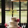 LULLBABYMALL Custom Names Couple Wedding Cake Topper - Wedding Cake Toppers Personalized, Couple Wedding Cake Topper, Cake Topper Decorations, Cake Toppers with Names, Cake Topper for Wedding view 2