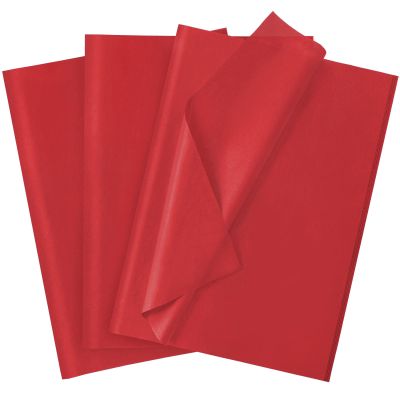 120 Sheets Tissue Paper Bulk, Christmas Red Tissue Paper for Gift Bags Gift Wrapping, Wedding Birthday Party DIY Project,14 x 20 Inch