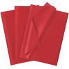 120 Sheets Tissue Paper Bulk, Christmas Red Tissue Paper for Gift Bags Gift Wrapping, Wedding Birthday Party DIY Project,14 x 20 Inch view 1