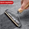 TopHomer 1 Piece Manual Fuzz Shaver, Portable Lint Remover with Copper Blade for Easily Remove Hair Ball from Clothes, Reusable Lint Cleaner for Curtain, Furniture view 4