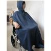 CYHTFGSK Wheelchair Shawl for Men, Wheelchair Blankets for Adults, Wheelchair Coat, Multi-Purpose Shawl, Fall & Winter, Wheelchair Blanket, Warm Elderly Wheelchair Care Shawl, X-Large, Grey view 2