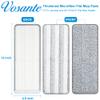 6pcs Mop Replacement Pads Compatible with Joymoop Mop, Universal 13"x4.9 Microfiber Mop Pads, Mop Head Replacement, Flat Mop Pads Washable Microfiber, Reusable Floor Mop Pads, Cleaning Tools view 2