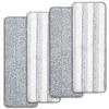 4pcs Microfiber Mop Pads Compatible with Joymoop Mop Replacement Pads for Joy Mop, 13x4.9" Flat Mop Pads Reusable Washable Mop Head Replacement for Joymoop Mop and Bucket with Wringer Set, Mop Pads view 1