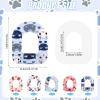 25pcs Adhesive Patches for Omnipod 5 Stickers, Glucose Monitor Strap with Hole Sensor Covers Cgm Waterproof Pack Cute Pets Monitor Tape Overpatch(Cute Pets) view 2