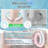 Neck Cooling Tube 70% Gel Increase Ice Ring Neck Cooler Wearable Body Cooling Products for Summer Outdoor Indoor Activities Relief for Hot Flashes(Navy,L) view 3