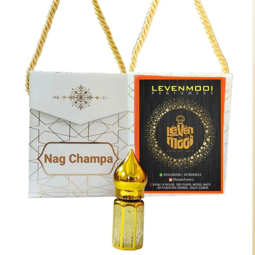 Levenmooi NAG CHAMPA Attar For Unisex,Suitable For Occasion,Parties & Daily Uses 3ml